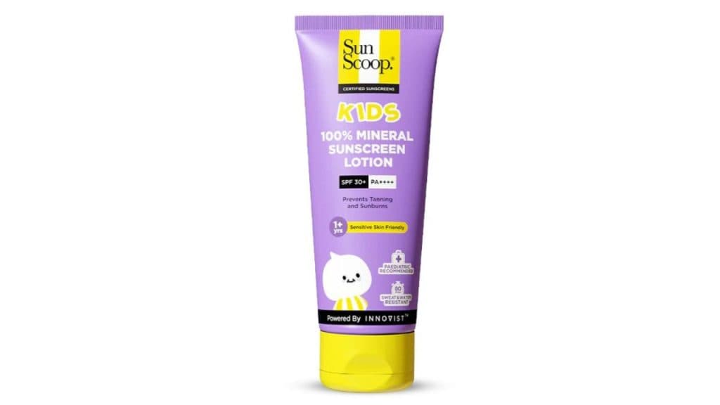 SunScoop Kids 100% Mineral Sunscreen Lotion