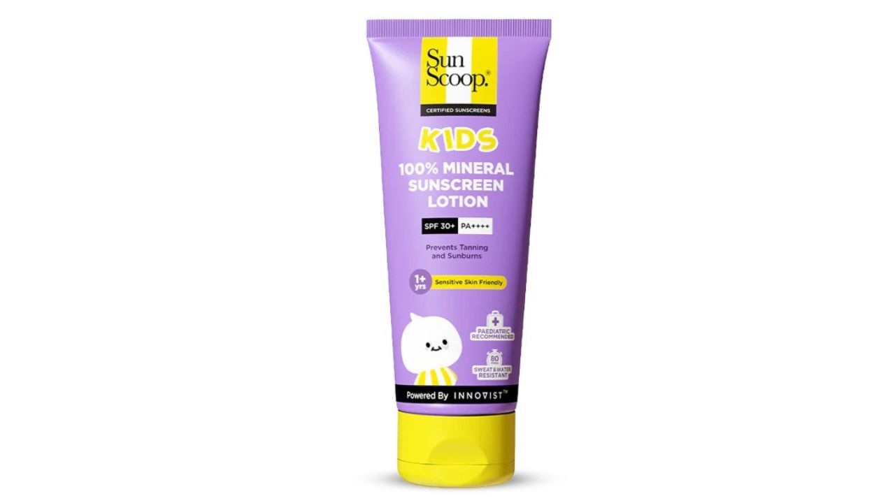 SunScoop Kids 100% Mineral Sunscreen Lotion