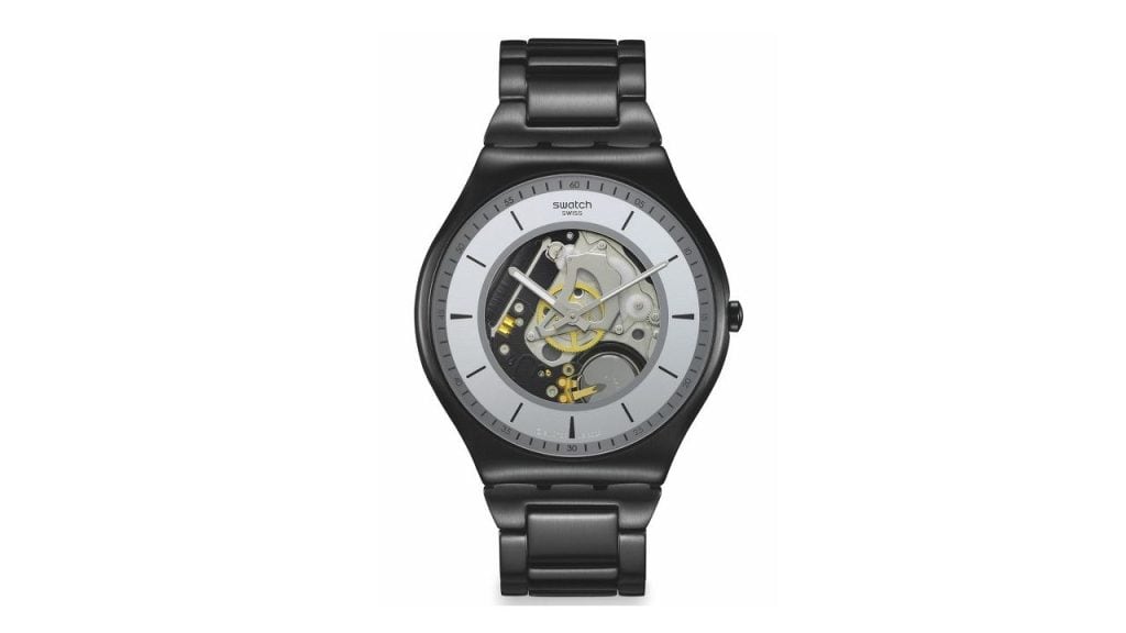 Swatch Unisex Skeleton Dial & Bracelet Style Straps Analogue Watch SS07B113G_SWATCHWATCH