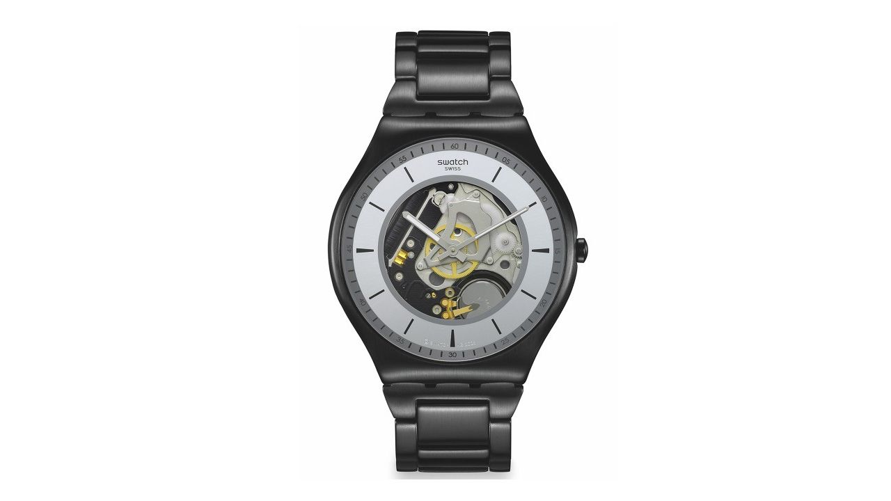 Swatch Unisex Skeleton Dial & Bracelet Style Straps Analogue Watch SS07B113G_SWATCHWATCH
