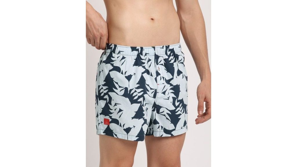 THE BEAR HOUSE Pack Of 2 Printed Pure Cotton Boxers