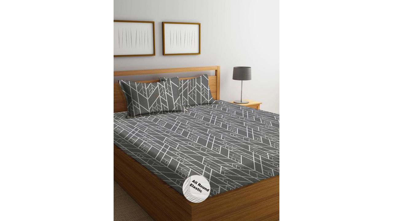THE HOME STYLE Elastic Fitted Bedsheet