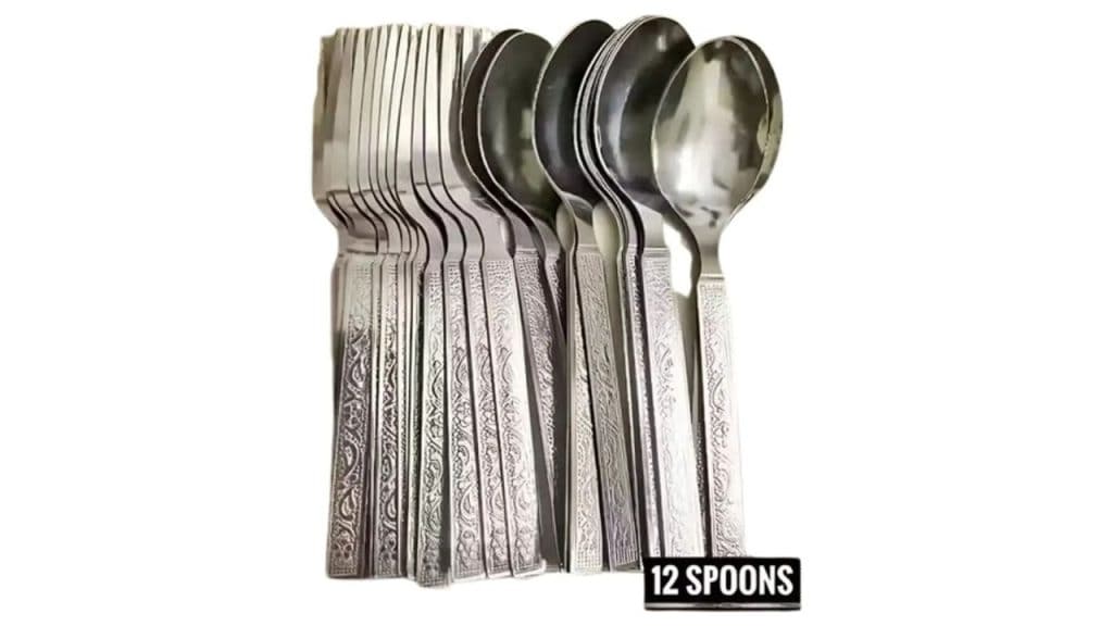 TREANDCARD Disposable Stainless Steel Cutlery Set