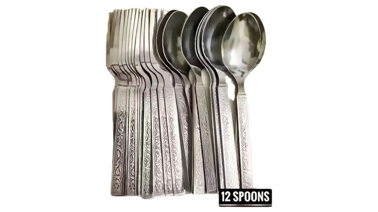 TREANDCARD Disposable Stainless Steel Cutlery Set