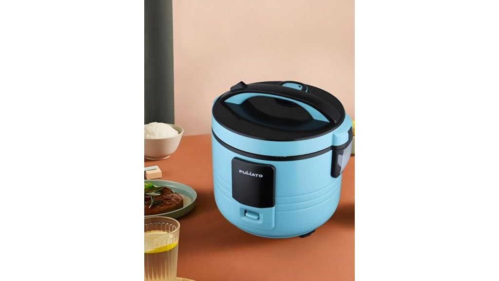 The Better Home Blue & Black Aluminium Electric Rice Cooker