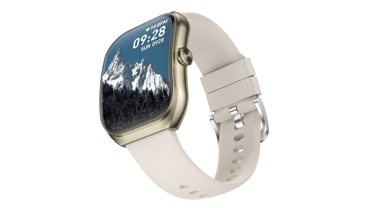 TimexUnisex Smart Progen 1.95(4.95 cm) AMOLED Display Smartwatch TWTXW801T