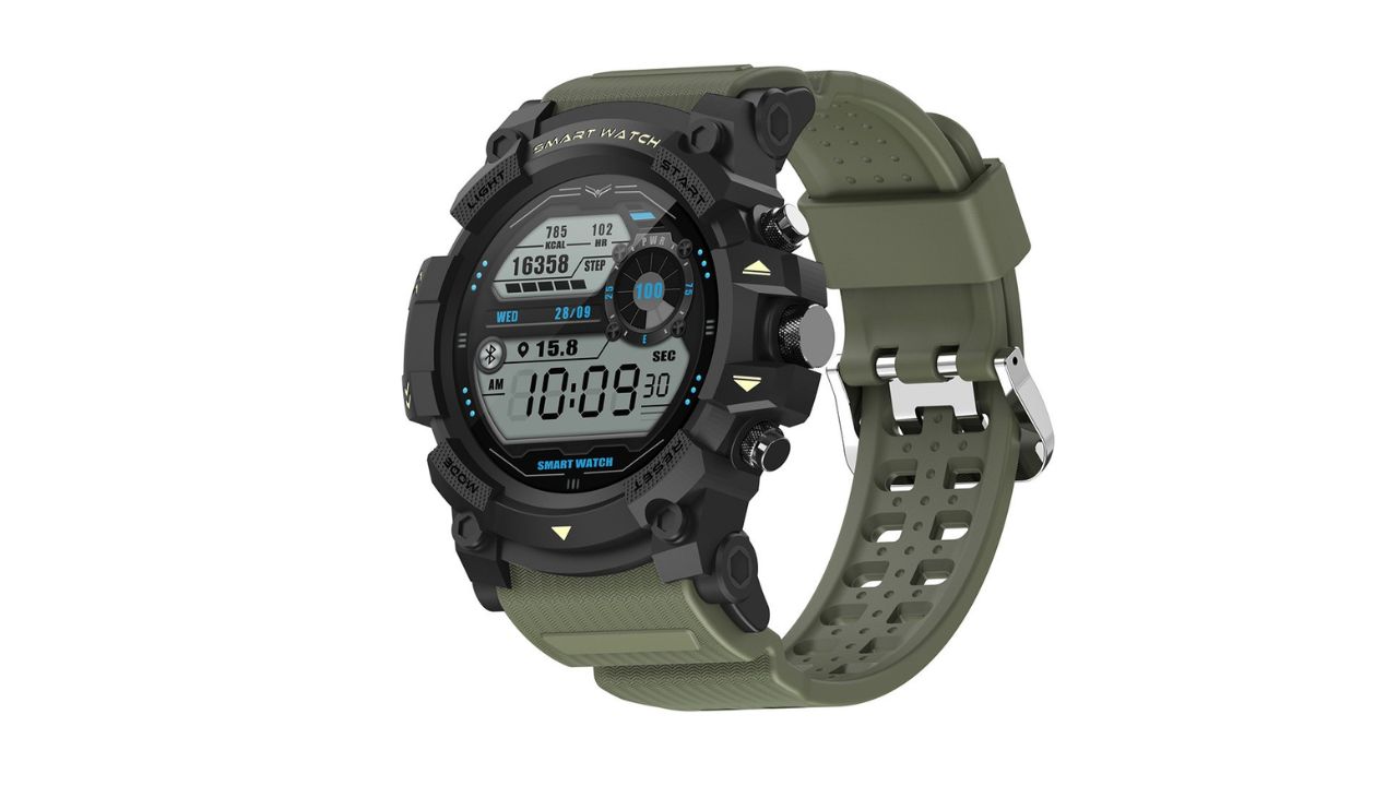 TimexUnisex iConnect Go 1.38(3.50 cm) Display with BT Calling Smartwatch TWIXW801T