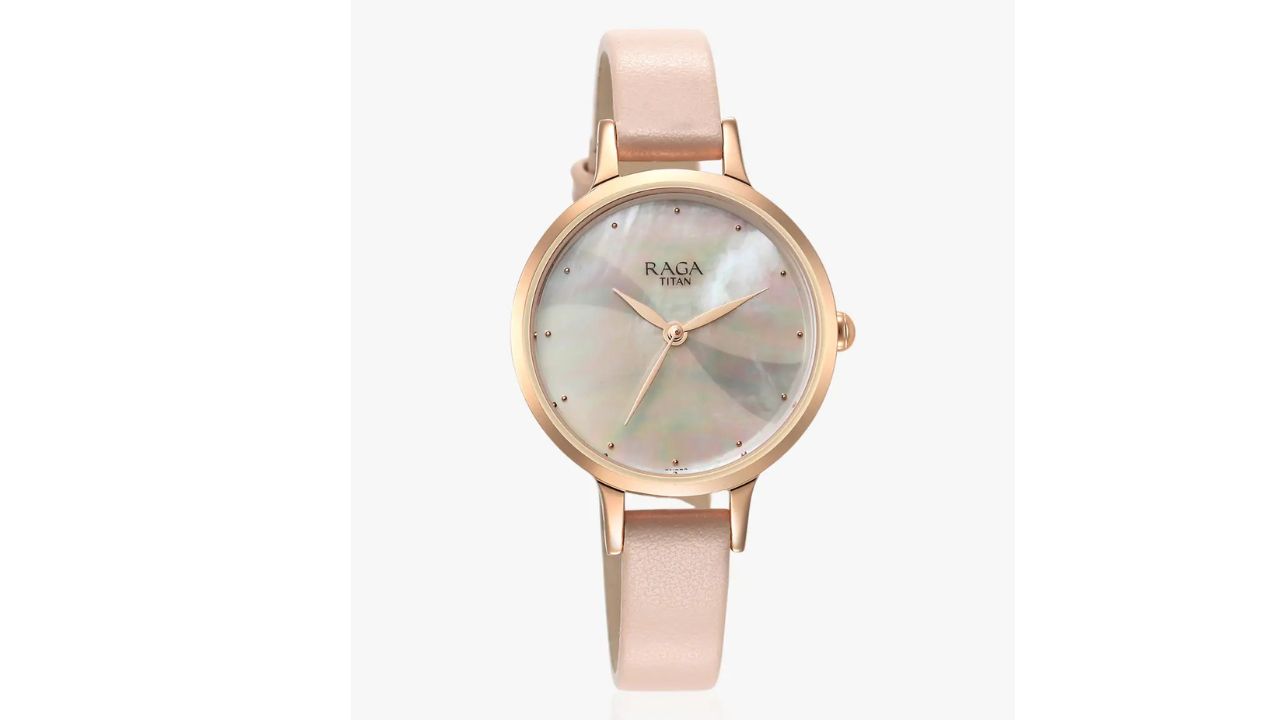 Titan Raga Power Pearls Analog Watch - For Women 2666WL04