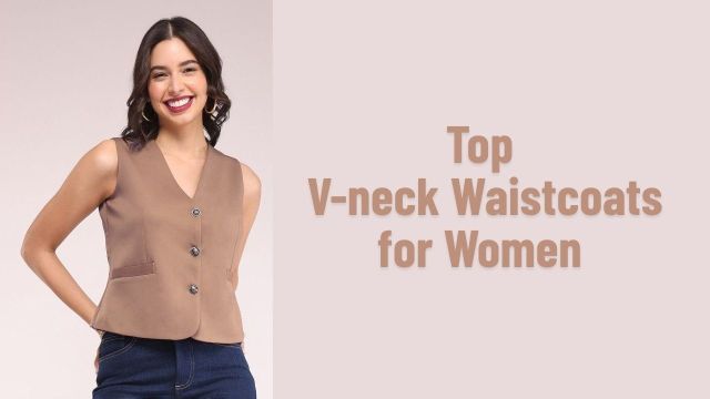 Top V-neck waistcoats for women to check out
