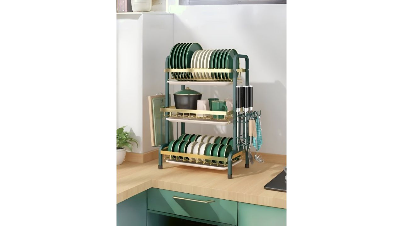 UMAI Green Free Mounting Dish Rack