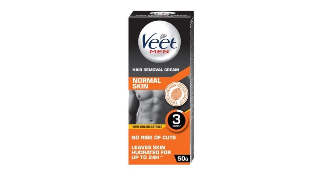 Veet Men Hair Removal Cream with Ginseng Extract 50 g - Normal Skin
