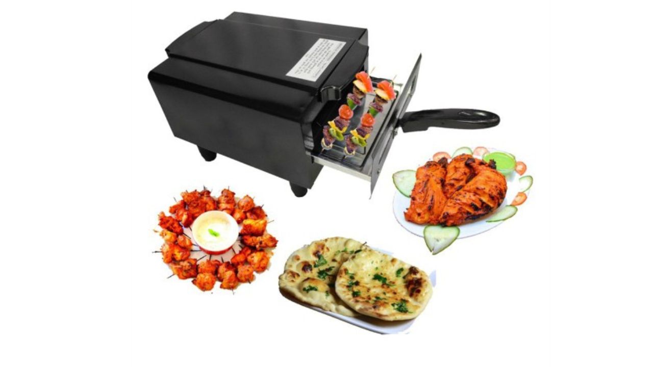 WELLBERG Black 7 Pieces Electric Barbecue 1500W