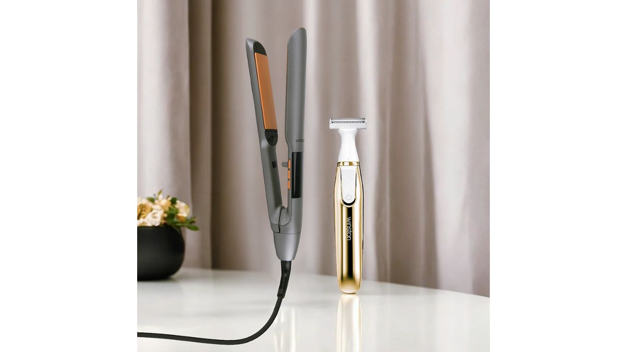 Winston 4 in 1 Body Bikini Trimmer & Hair Straightener Combo