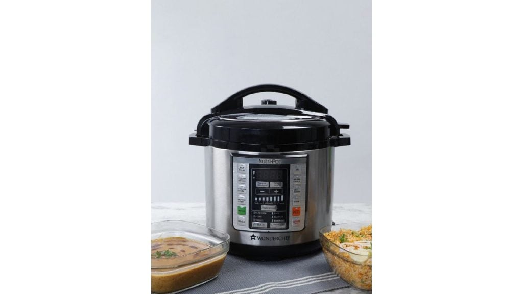 Wonderchef Nutri-Pot Black Electric Pressure Cooker With 7-in-1 Function 6 L
