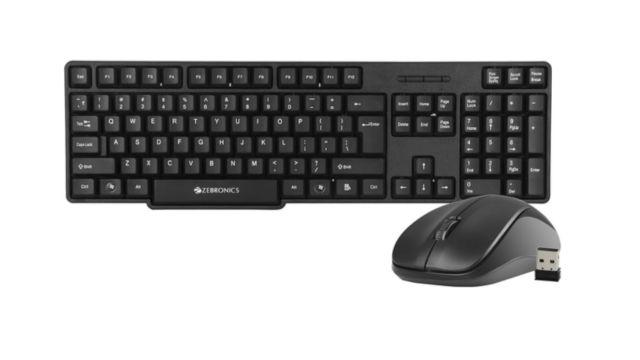 Zebronics Zeb-Companion 107 USB Wireless Keyboard and Mouse Set
