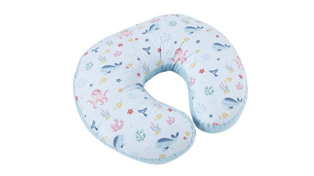 haus & kinderUltra Soft Cotton U Shaped Baby Feeding Pillow