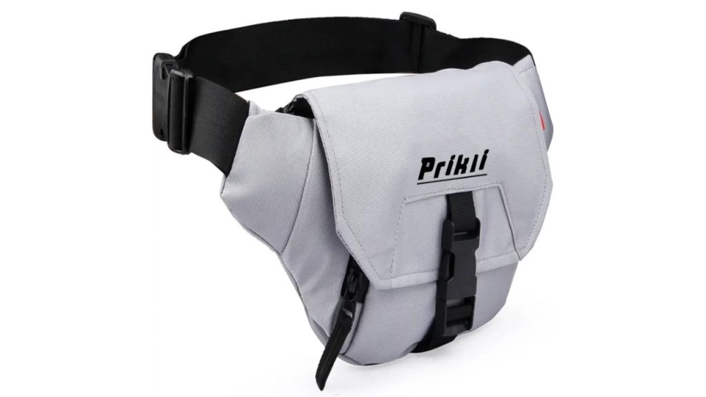 prikli 25_A _flap shark grey waist bag_45 Waist Bag for Men Women