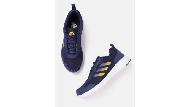 ADIDAS Men Woven Design Restound Running Shoes