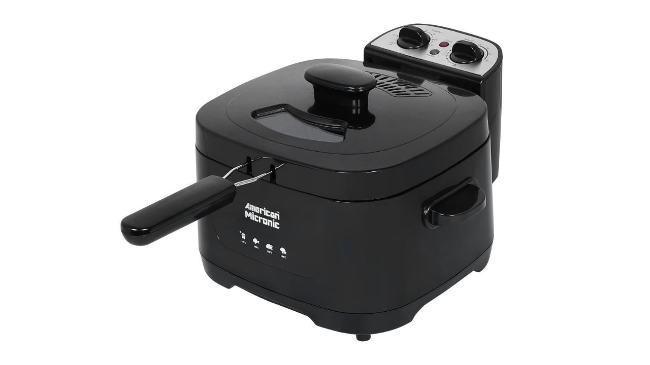AMERICAN MICRONIC-Electric Deep Fryer with timer