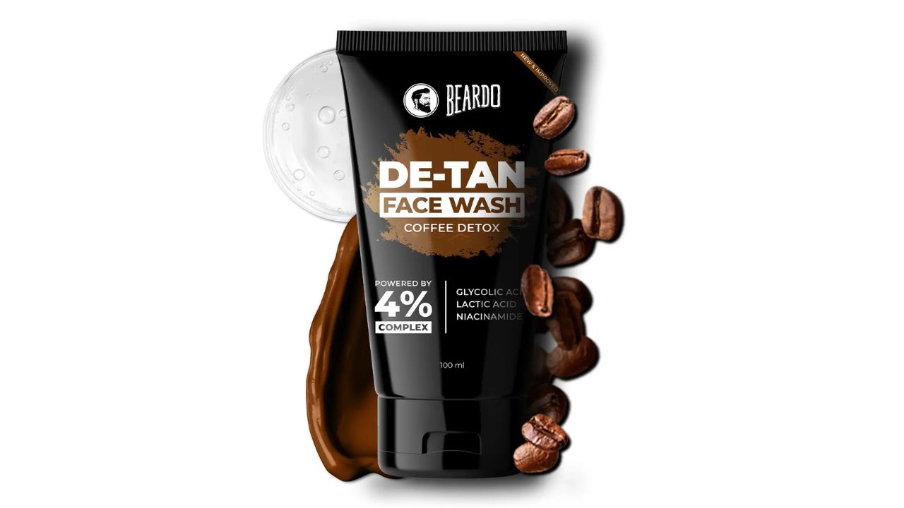 BEARDO De-Tan| Vitamin E, Aloe Vera & Coffee Men Face Wash