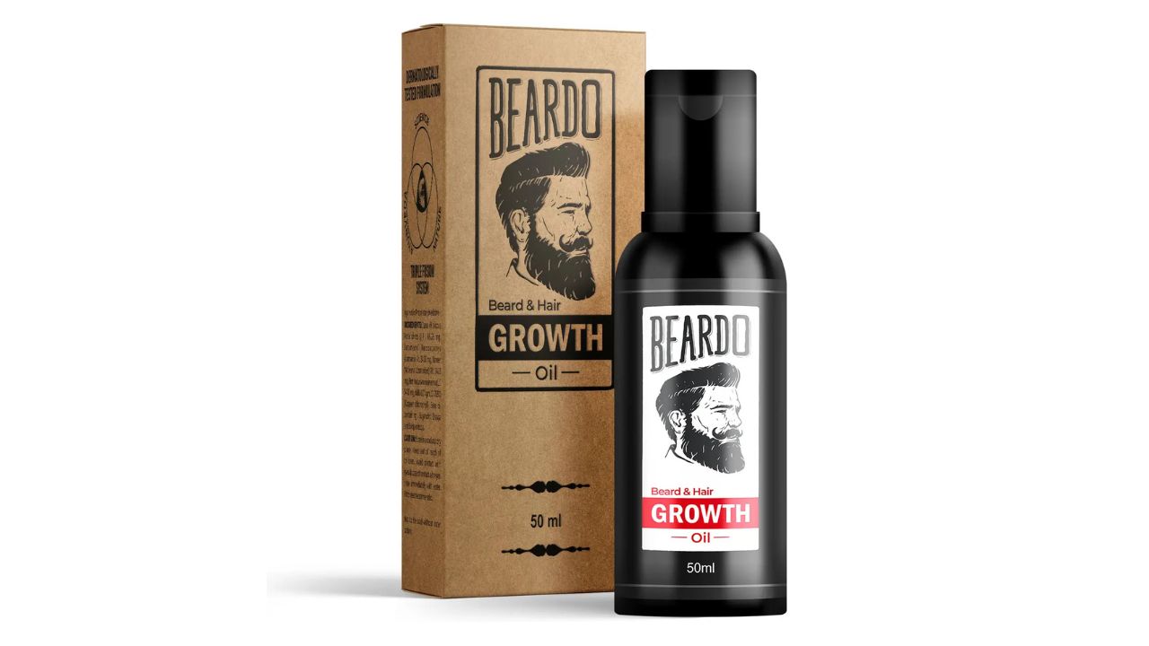 BEARDO Men Beard & Hair Growth For Faster Growth & Thicker Looking Hair Oil