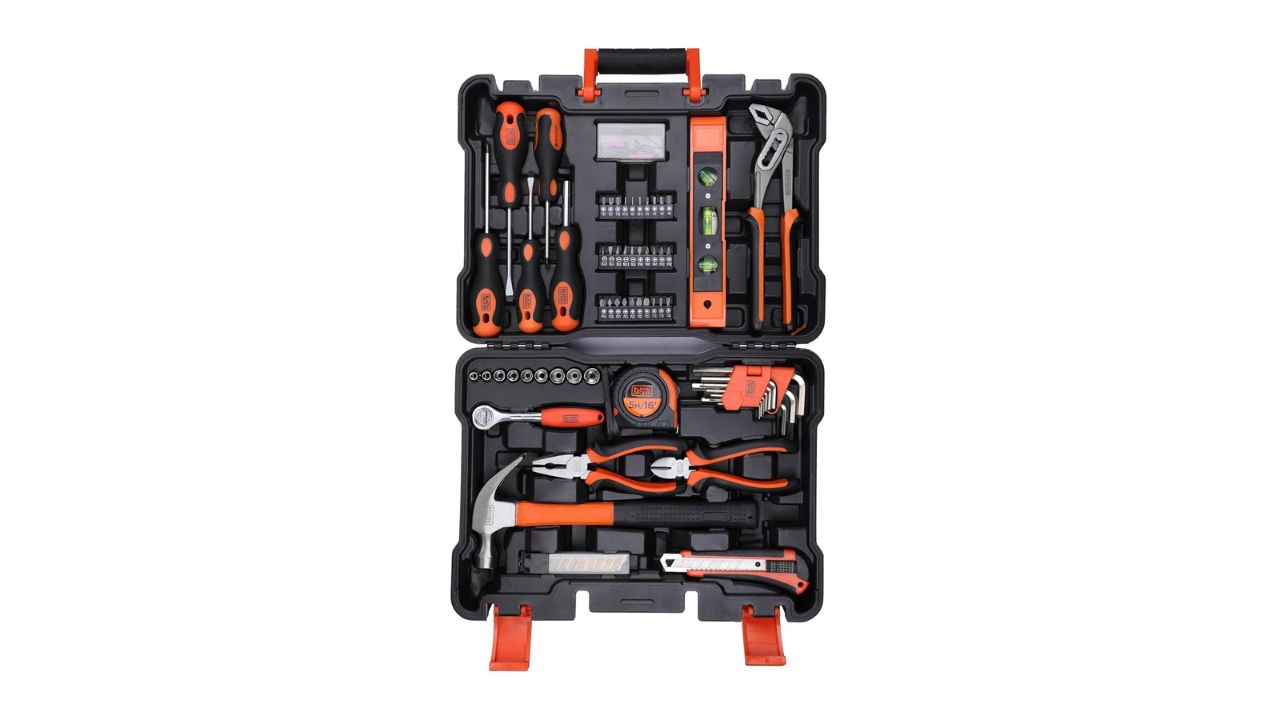 BLACK+DECKER BMT154C Hand Tool Kit for Home & DIY Use