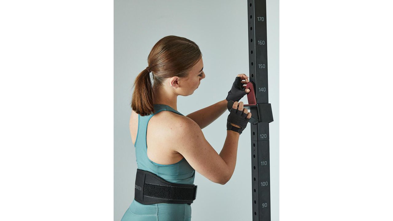 Decathlon DOMYOS Black Leather Weight Training Belt