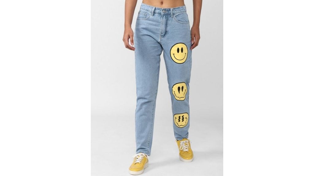 Forever 21 Women Low Waist Slim Fit Ankle Length Jeans