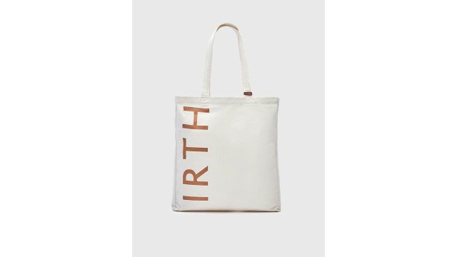 IRTH by House of Titan Typography Printed Structured Tote Bag