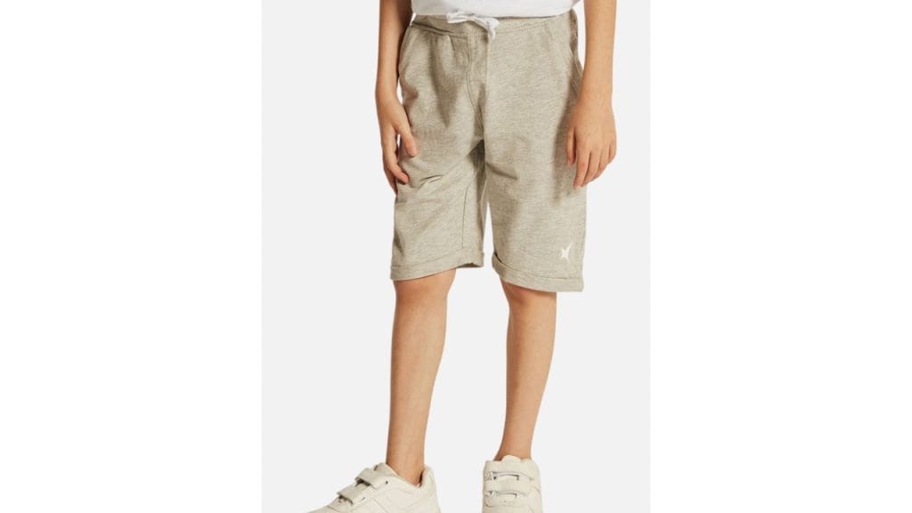 Juniors by BabyshopBoys Self Design Grey Causal Shorts