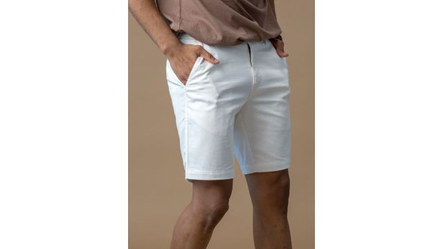 KINGDOM OF WHITE Men Mid-Rise Cotton Shorts