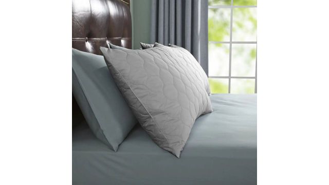 LA VERNE QUILTED Microfibre Solid Sleeping Pillow Pack of 2