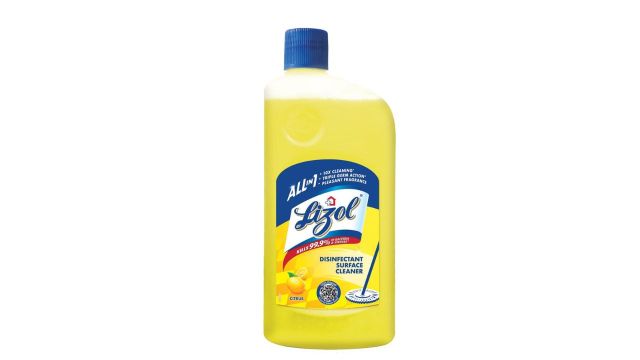 Lizol Disinfectant Surface & Floor Cleaner Liquid, Citrus - 1 Litre