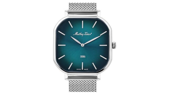 Mathey-Tissot Swiss Made Men Stainless Steel Bracelet Style Analogue Watch H7917AV