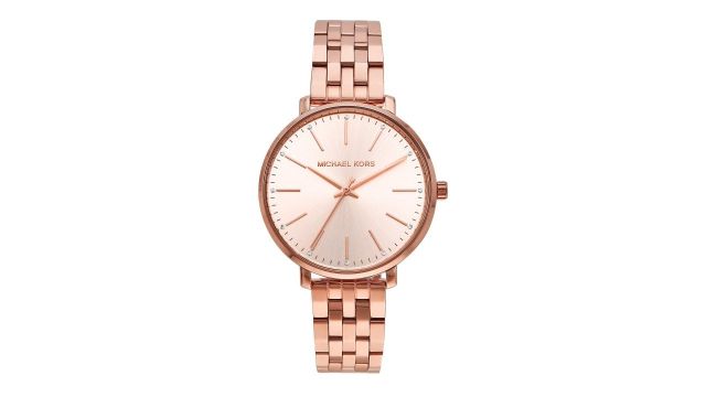 Michael Kors Women Rose Gold Pyper Analogue Watch