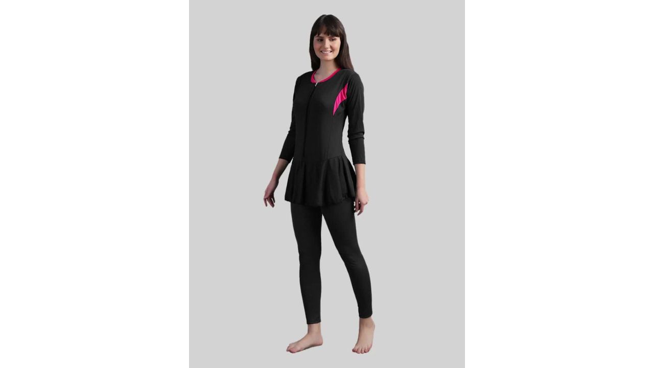 N-Gal Women Colourblocked Full length Padded Pantsuit