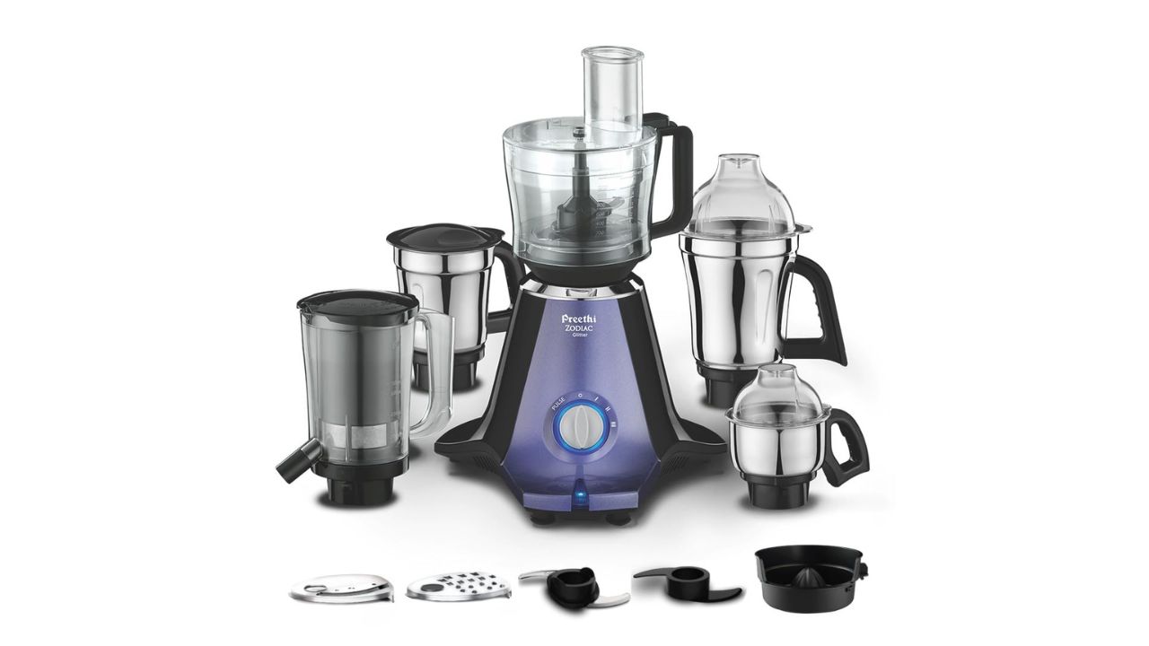 Preethi Zodiac Glitter MG 264, 750 Watt Mixer Grinder