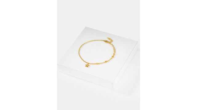 SHAYA 925 Sterling Silver Gold-Plated Wraparound Bracelet