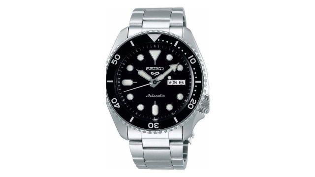 Seiko Analog Black Dial Men's Watch-SRPD55K1