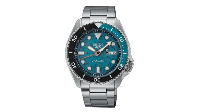 Seiko Analogue Blue Dial Silver Band Men's Watch-SRPJ45K1
