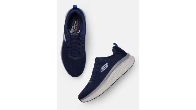 Skechers Men Navy Blue D'Lux Walker - Commuter Walking Shoes
