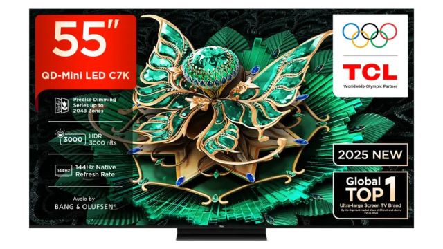 TCL C7K 139 cm (55 inch) Ultra HD (4K) Mini LED Smart Google TV