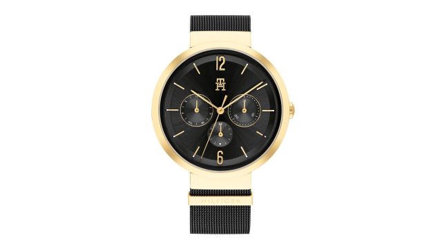 Tommy Hilfiger Women Black Dial & Analogue Watch