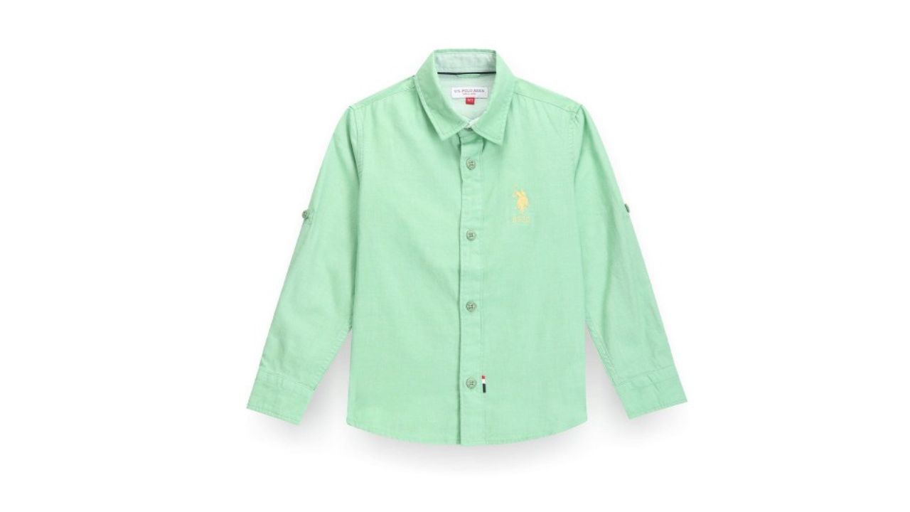U.S. Polo Assn. Kids Boys Classic Roll Up Sleeves Shirt