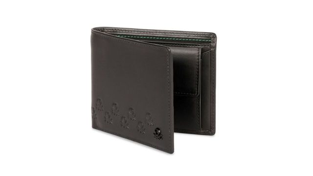 United Colors of Benetton Men Leather Flap Coin Pocket Two Fold Wallet