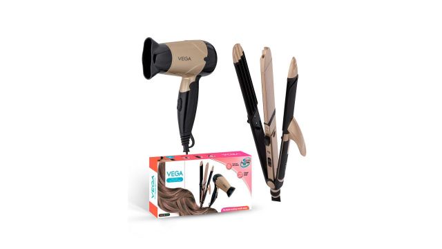 VEGA Hair Dryer & Straightener Combo- 3 in 1 Hair Styler & Insta Glam Hair Dryer