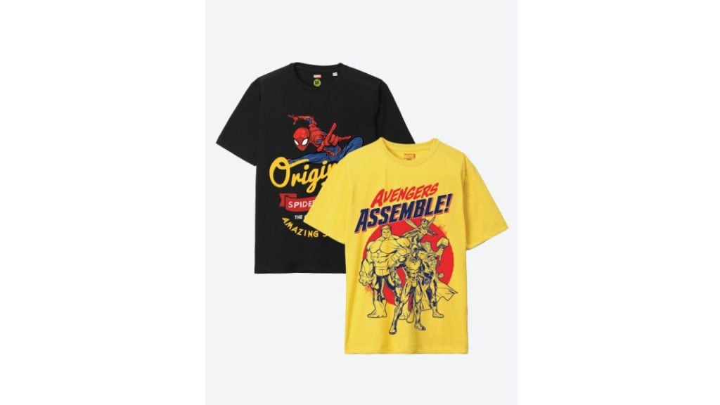 YK Marvel Boys Pack Of 2 Avengers & Spiderman T-shirt