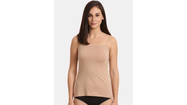 Zivame Women Beige Solid Camisole