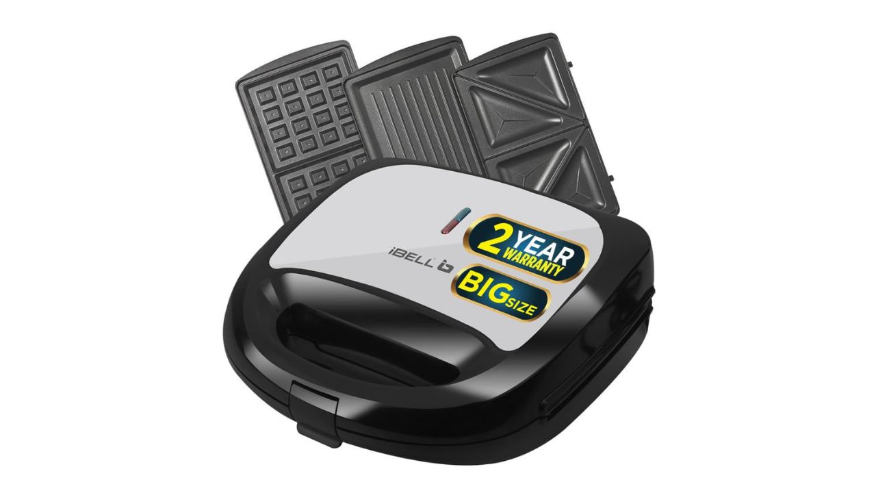 iBELL SM1301 3-in-1 Sandwich Maker