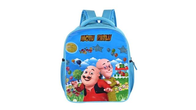 ABLE Motu Patlu 7D Printed School Bag (15 L)